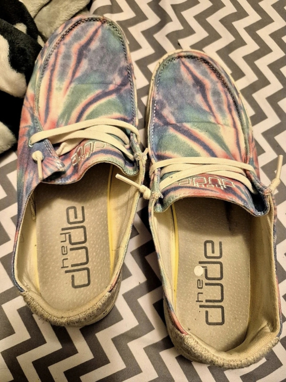 Hey Dude Wendy Tie Dye Sneakers in Multicolor